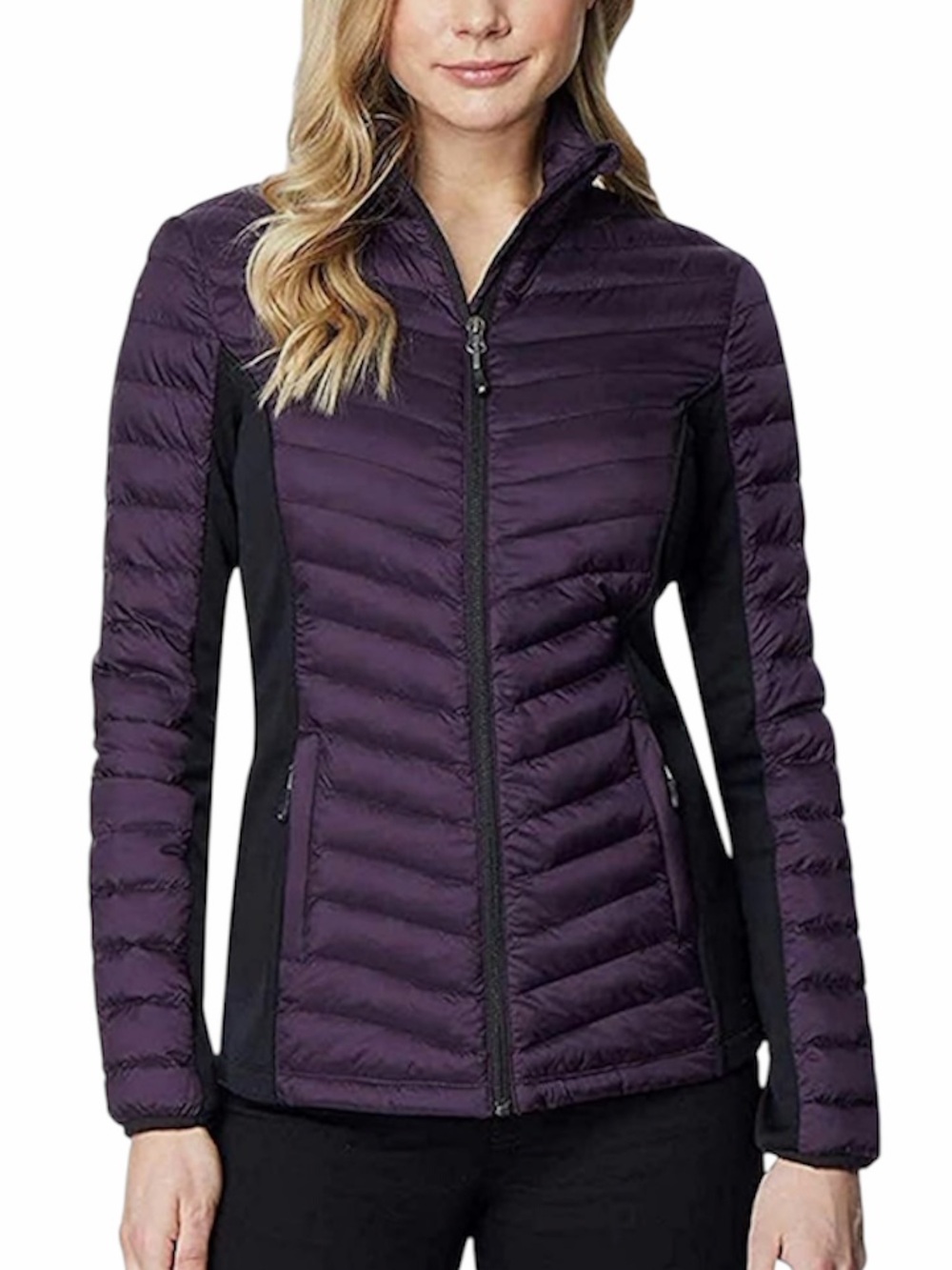 32 Degre Mauve & Black Wind-coat💜🖤
